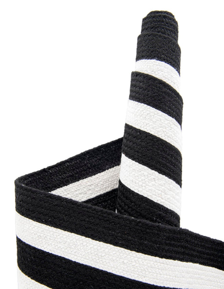 Washable Black and White 7' 10 x 7' 10 Eco Verse Indoor Outdoor Washable Round Area Rug Easy to Clean Stain Resistant & Durable Weather Resistant for Patio, Deck, Terrace, Balcony, Porch 100% PET Polyester (Recycled Plastic Bottles) for Sale at Rug Engine