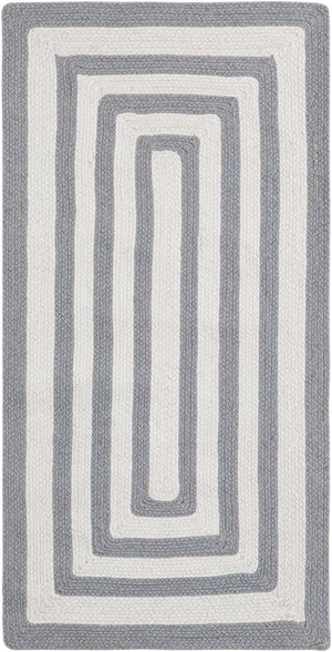 Washable Gray and White 2' x 4' 1 Eco Verse Indoor Outdoor Washable Runner Area Rug Easy to Clean Stain Resistant & Durable Weather Resistant for Patio, Deck, Terrace, Balcony, Porch 100% PET Polyester (Recycled Plastic Bottles) for Sale at Rug Engine