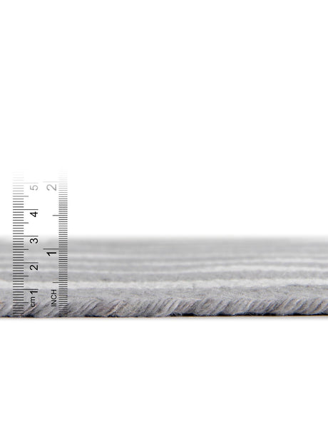 Washable Gray and White 7' 10 x 7' 10 Eco Verse Indoor Outdoor Washable Round Area Rug Easy to Clean Stain Resistant & Durable Weather Resistant for Patio, Deck, Terrace, Balcony, Porch 100% PET Polyester (Recycled Plastic Bottles) for Sale at Rug Engine