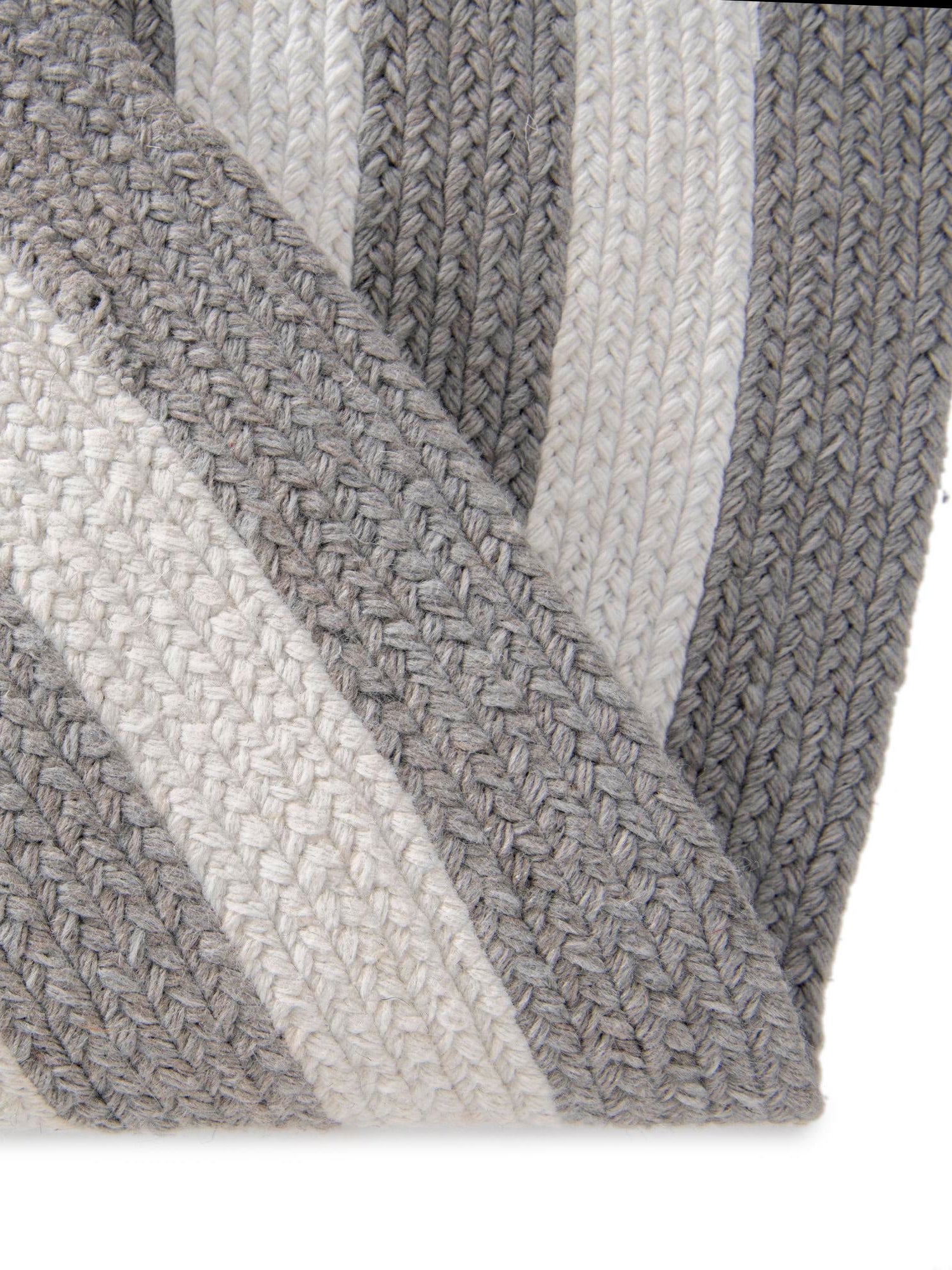 Washable Gray and White 10' x 10' Eco Verse Indoor Outdoor Washable Round Area Rug Easy to Clean Stain Resistant & Durable Weather Resistant for Patio, Deck, Terrace, Balcony, Porch 100% PET Polyester (Recycled Plastic Bottles) for Sale at Rug Engine