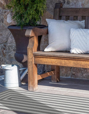 Washable Gray and White 2' 7 x 10' Eco Verse Indoor Outdoor Washable Runner Area Rug Easy to Clean Stain Resistant & Durable Weather Resistant for Patio, Deck, Terrace, Balcony, Porch 100% PET Polyester (Recycled Plastic Bottles) for Sale at Rug Engine