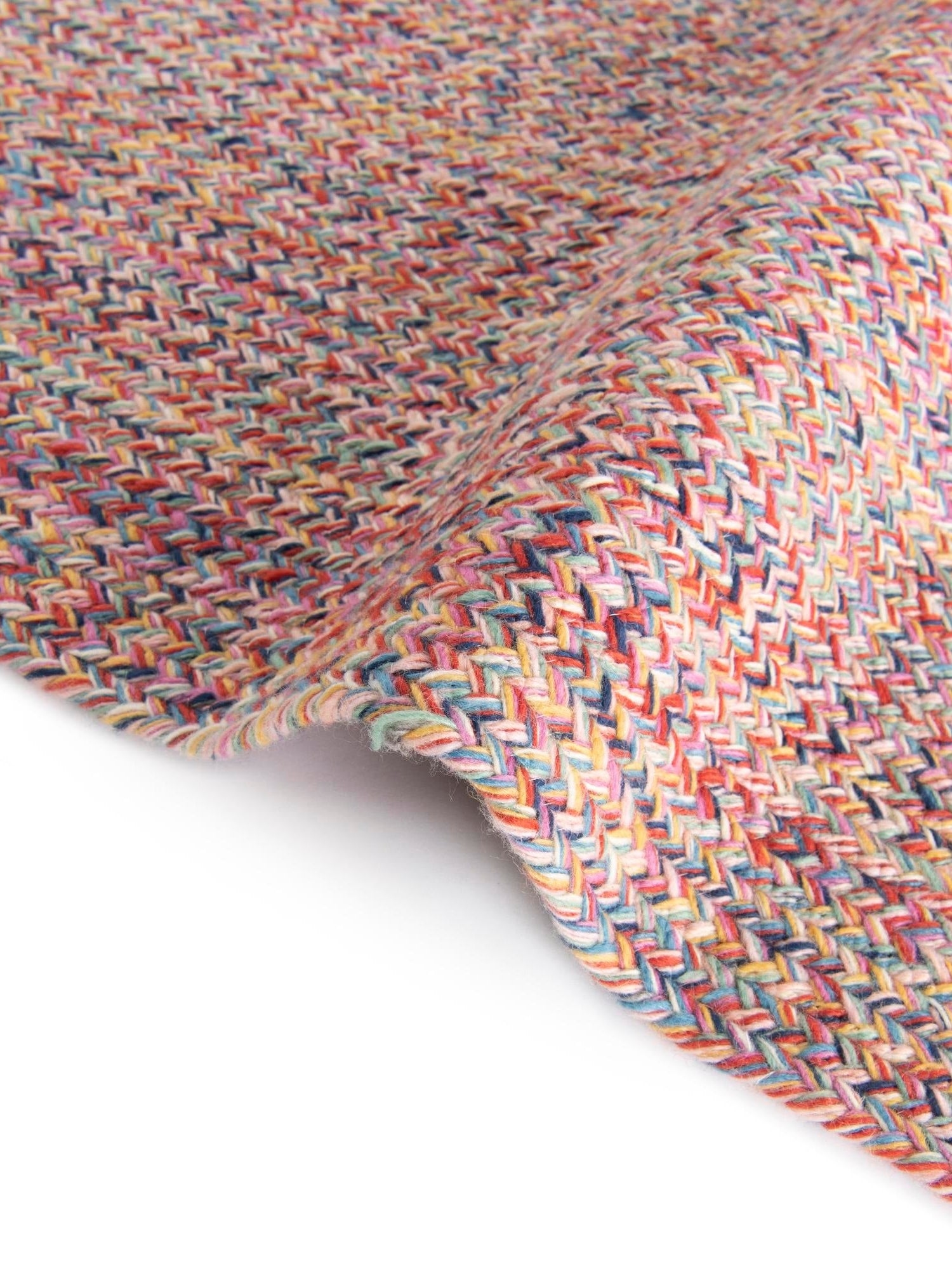 Washable Multicolor 7' 10 x 7' 10 Eco Verse Indoor Outdoor Washable Round Area Rug Easy to Clean Stain Resistant & Durable Weather Resistant for Patio, Deck, Terrace, Balcony, Porch 100% PET Polyester (Recycled Plastic Bottles) for Sale at Rug Engine