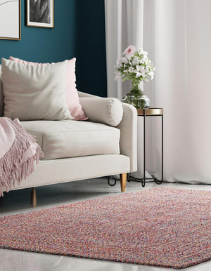 Multicolor 5' 3 x 8' Eco Verse Indoor Outdoor Washable Rectangle Rug