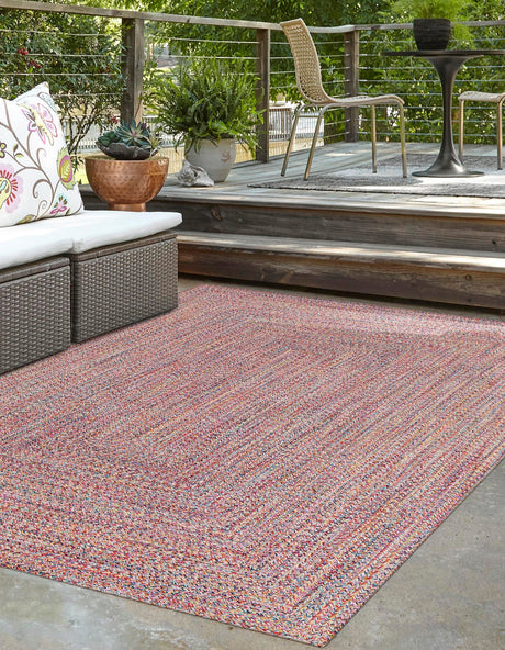 Washable Multicolor 9' x 12' Eco Verse Indoor Outdoor Washable Rectangle Area Rug Easy to Clean Stain Resistant & Durable Weather Resistant for Patio, Deck, Terrace, Balcony, Porch 100% PET Polyester (Recycled Plastic Bottles) for Sale at Rug Engine