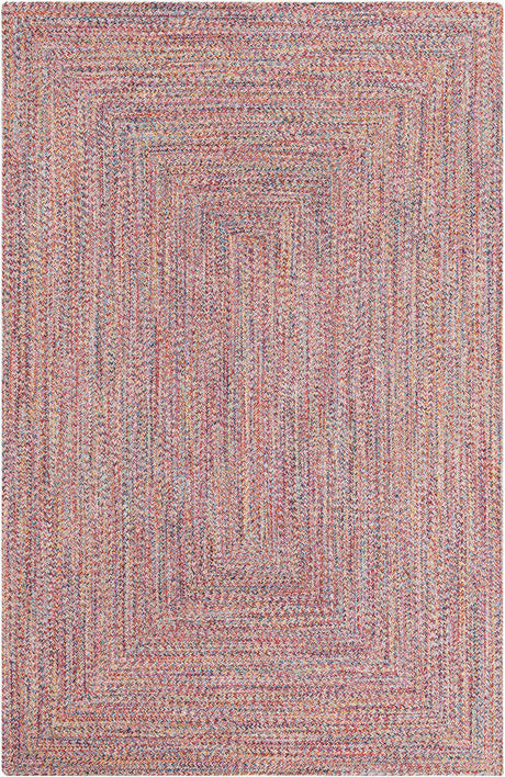 Multicolor 5' 3 x 8' Eco Verse Indoor Outdoor Washable Rectangle Rug