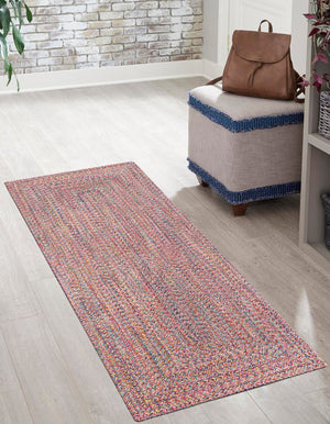 Washable Multicolor 2' x 6' 1 Eco Verse Indoor Outdoor Washable Runner Area Rug Easy to Clean Stain Resistant & Durable Weather Resistant for Patio, Deck, Terrace, Balcony, Porch 100% PET Polyester (Recycled Plastic Bottles) for Sale at Rug Engine