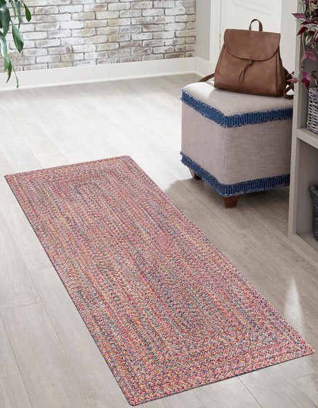 Washable Multicolor 2' x 8' Eco Verse Indoor Outdoor Washable Runner Area Rug Easy to Clean Stain Resistant & Durable Weather Resistant for Patio, Deck, Terrace, Balcony, Porch 100% PET Polyester (Recycled Plastic Bottles) for Sale at Rug Engine