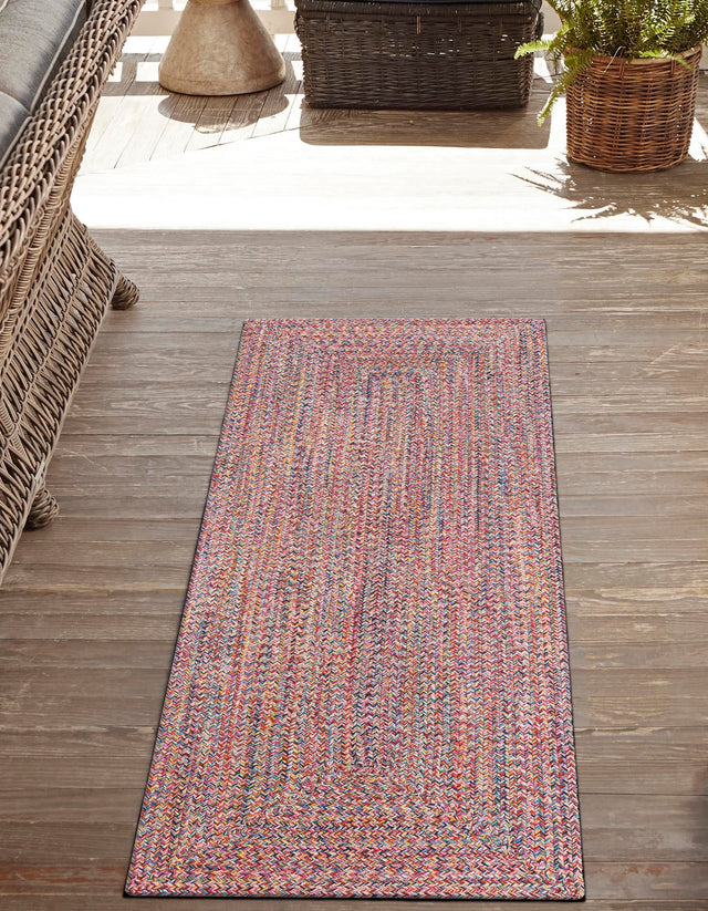 Washable Multicolor 2' x 6' 1 Eco Verse Indoor Outdoor Washable Runner Area Rug Easy to Clean Stain Resistant & Durable Weather Resistant for Patio, Deck, Terrace, Balcony, Porch 100% PET Polyester (Recycled Plastic Bottles) for Sale at Rug Engine