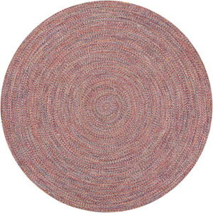Washable Multicolor 7' 10 x 7' 10 Eco Verse Indoor Outdoor Washable Round Area Rug Easy to Clean Stain Resistant & Durable Weather Resistant for Patio, Deck, Terrace, Balcony, Porch 100% PET Polyester (Recycled Plastic Bottles) for Sale at Rug Engine