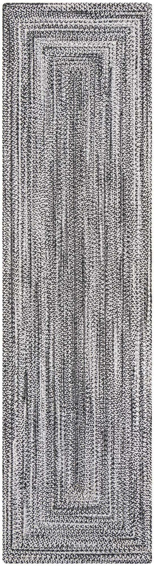 Washable Black and White 2' 7 x 10' Eco Verse Indoor Outdoor Washable Runner Area Rug Easy to Clean Stain Resistant & Durable Weather Resistant for Patio, Deck, Terrace, Balcony, Porch 100% PET Polyester (Recycled Plastic Bottles) for Sale at Rug Engine