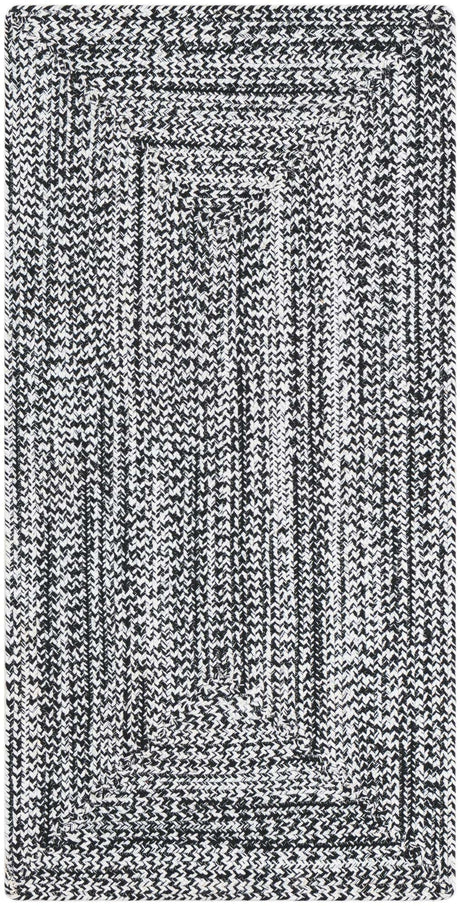Washable Black and White 2' x 4' 1 Eco Verse Indoor Outdoor Washable Runner Area Rug Easy to Clean Stain Resistant & Durable Weather Resistant for Patio, Deck, Terrace, Balcony, Porch 100% PET Polyester (Recycled Plastic Bottles) for Sale at Rug Engine