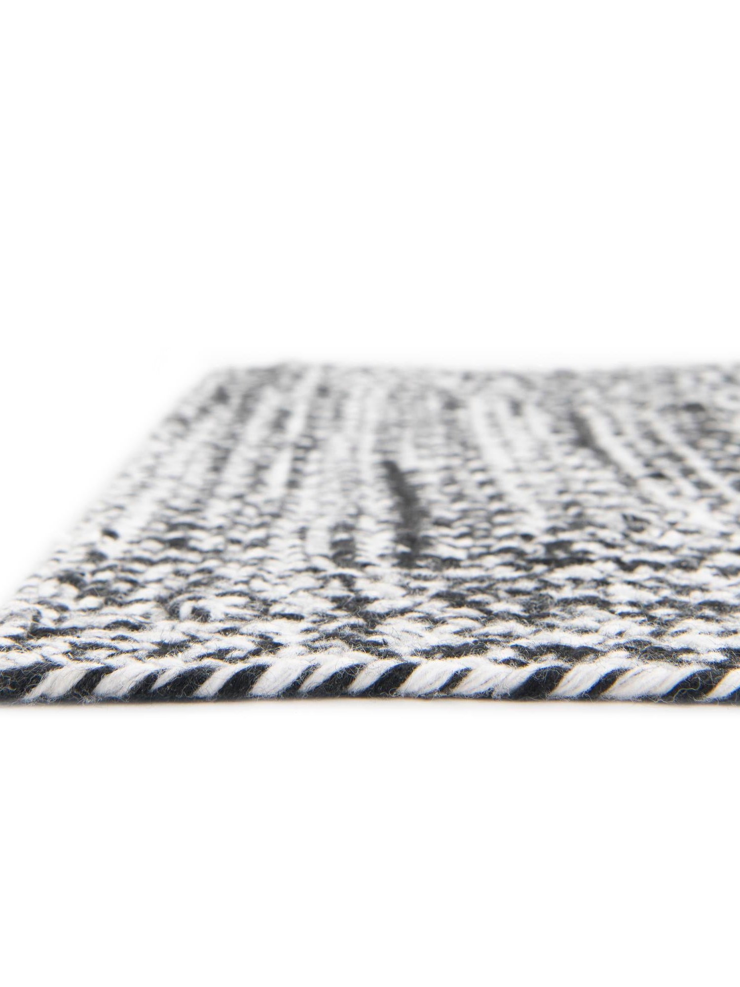 Washable Black and White 2' x 6' 1 Eco Verse Indoor Outdoor Washable Runner Area Rug Easy to Clean Stain Resistant & Durable Weather Resistant for Patio, Deck, Terrace, Balcony, Porch 100% PET Polyester (Recycled Plastic Bottles) for Sale at Rug Engine