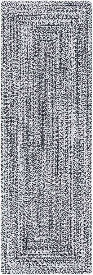 Washable Black and White 2' x 6' 1 Eco Verse Indoor Outdoor Washable Runner Area Rug Easy to Clean Stain Resistant & Durable Weather Resistant for Patio, Deck, Terrace, Balcony, Porch 100% PET Polyester (Recycled Plastic Bottles) for Sale at Rug Engine