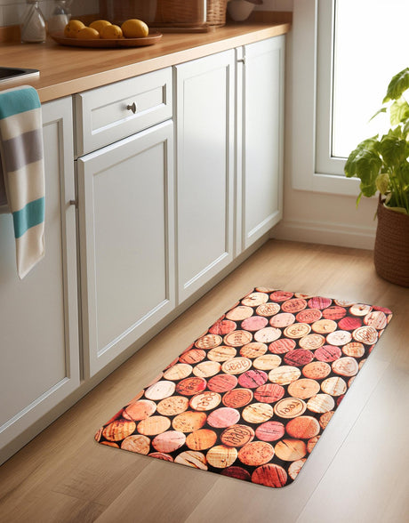 Anti-Fatigue Multicolor 2' x 3' Comfort Standing Mat  for Kitchen, Bath, Laundry Room, Office Colorful PVC Durable Non-Slip Water Resistant Spill Proof Rug Thick Rubber for Sale at Rug Engine