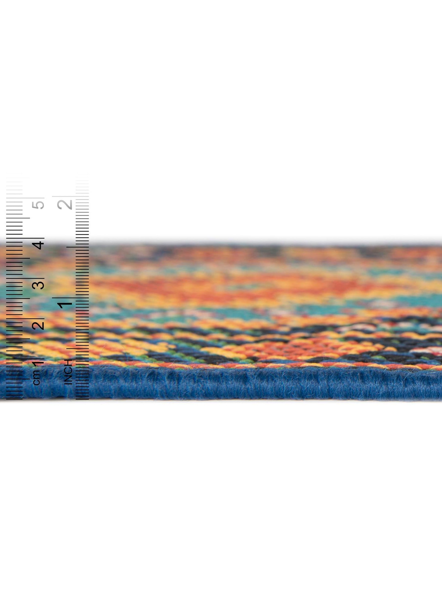 Navy Blue 7' 10 x 10' Baja Outdoor Rectangle Area Rug Weather Resistant for Patio, Deck, Terrace, Balcony, Porch 100% Polypropylene Modern Outside Decor for Sale at Rug Engine