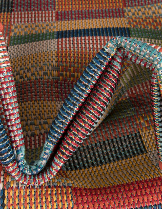 Multicolor 4' 1 x 6' 1 Baja Outdoor Rectangle Rug