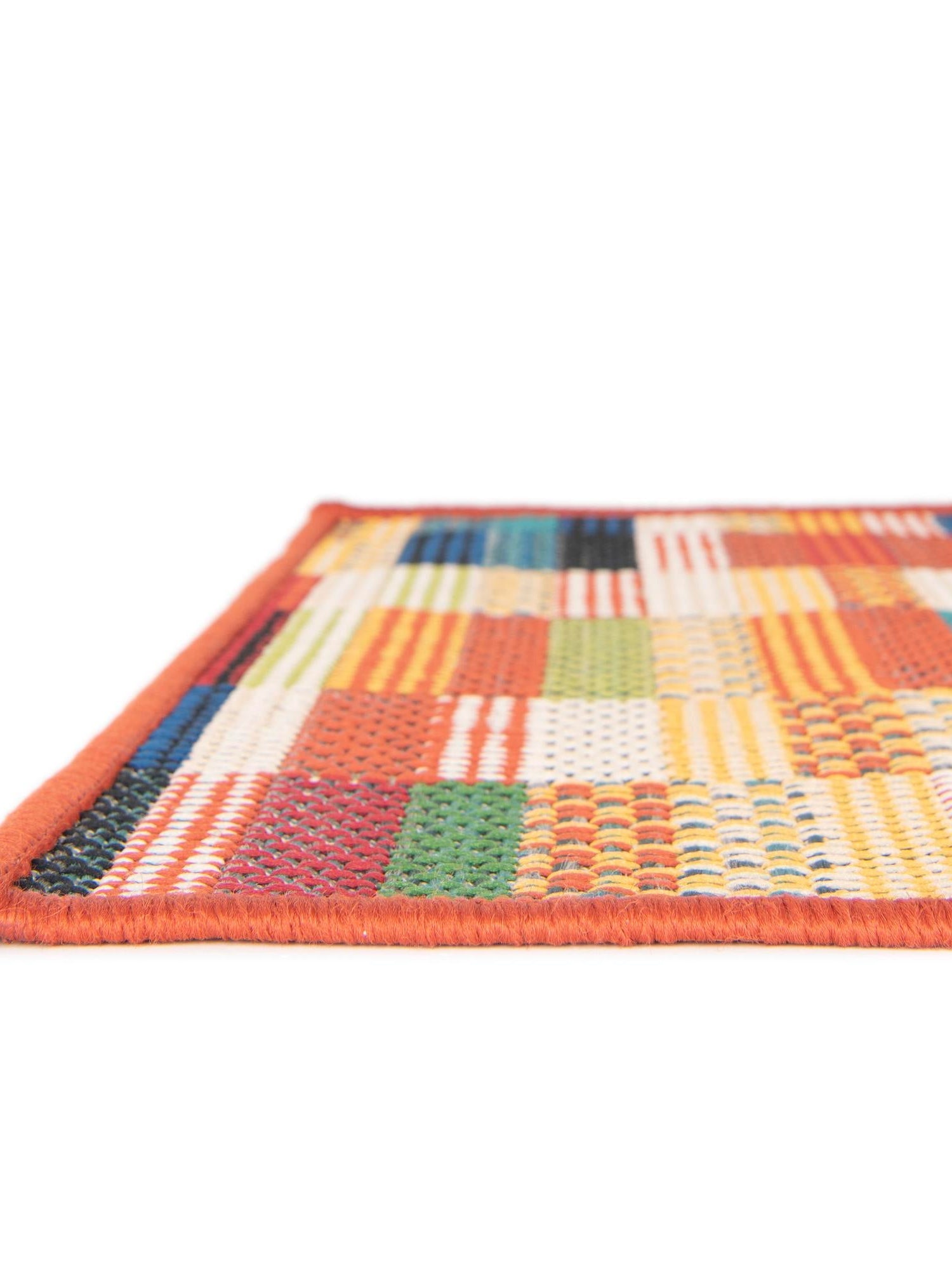 Multicolor 2' x 5' 1 Baja Outdoor Runner Area Rug Weather Resistant for Patio, Deck, Terrace, Balcony, Porch 100% Polypropylene Modern Outside Decor for Sale at Rug Engine
