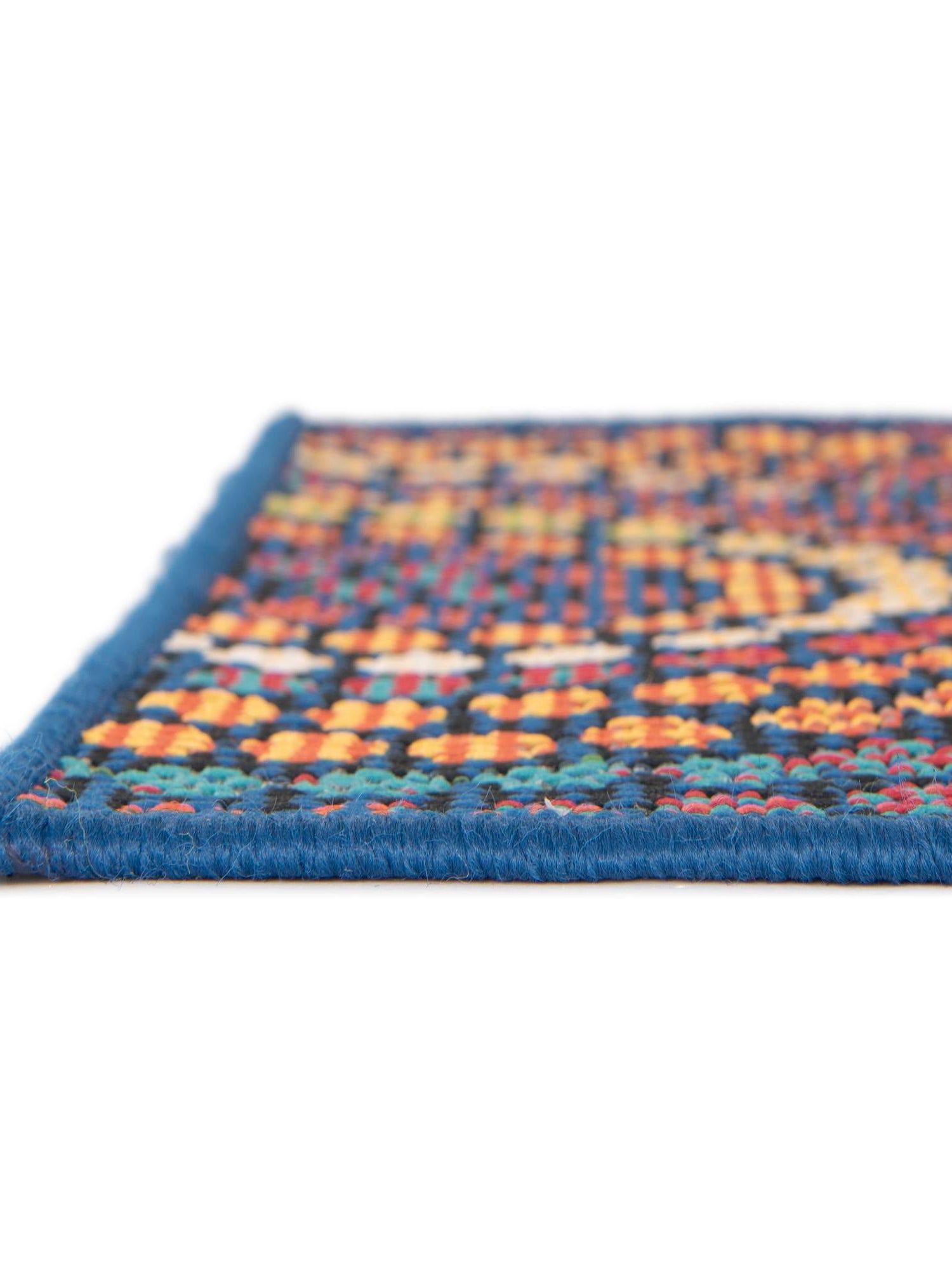 Multicolor 7' 10 x 10' Baja Outdoor Rectangle Area Rug Weather Resistant for Patio, Deck, Terrace, Balcony, Porch 100% Polypropylene Modern Outside Decor for Sale at Rug Engine
