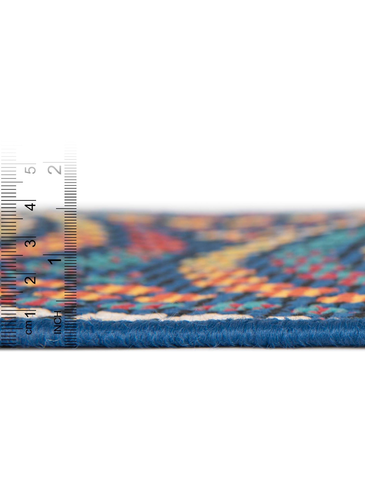 Multicolor 4' 1 x 4' 1 Baja Outdoor Round Area Rug Weather Resistant for Patio, Deck, Terrace, Balcony, Porch 100% Polypropylene Modern Outside Decor for Sale at Rug Engine