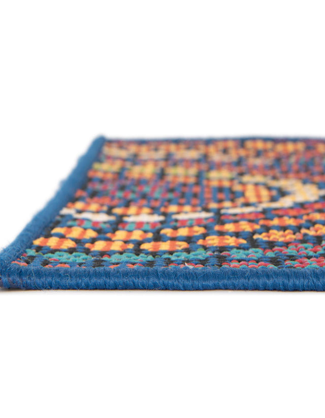 Multicolor 10' x 10' Baja Outdoor Square Area Rug Weather Resistant for Patio, Deck, Terrace, Balcony, Porch 100% Polypropylene Modern Outside Decor for Sale at Rug Engine