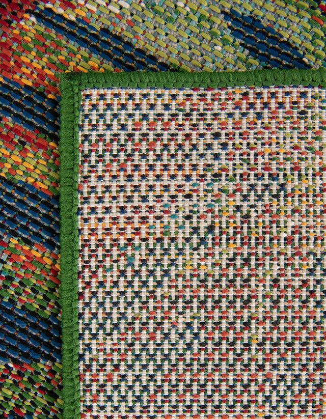 Multicolor 6' 1 x 9' Baja Outdoor Rectangle Rug