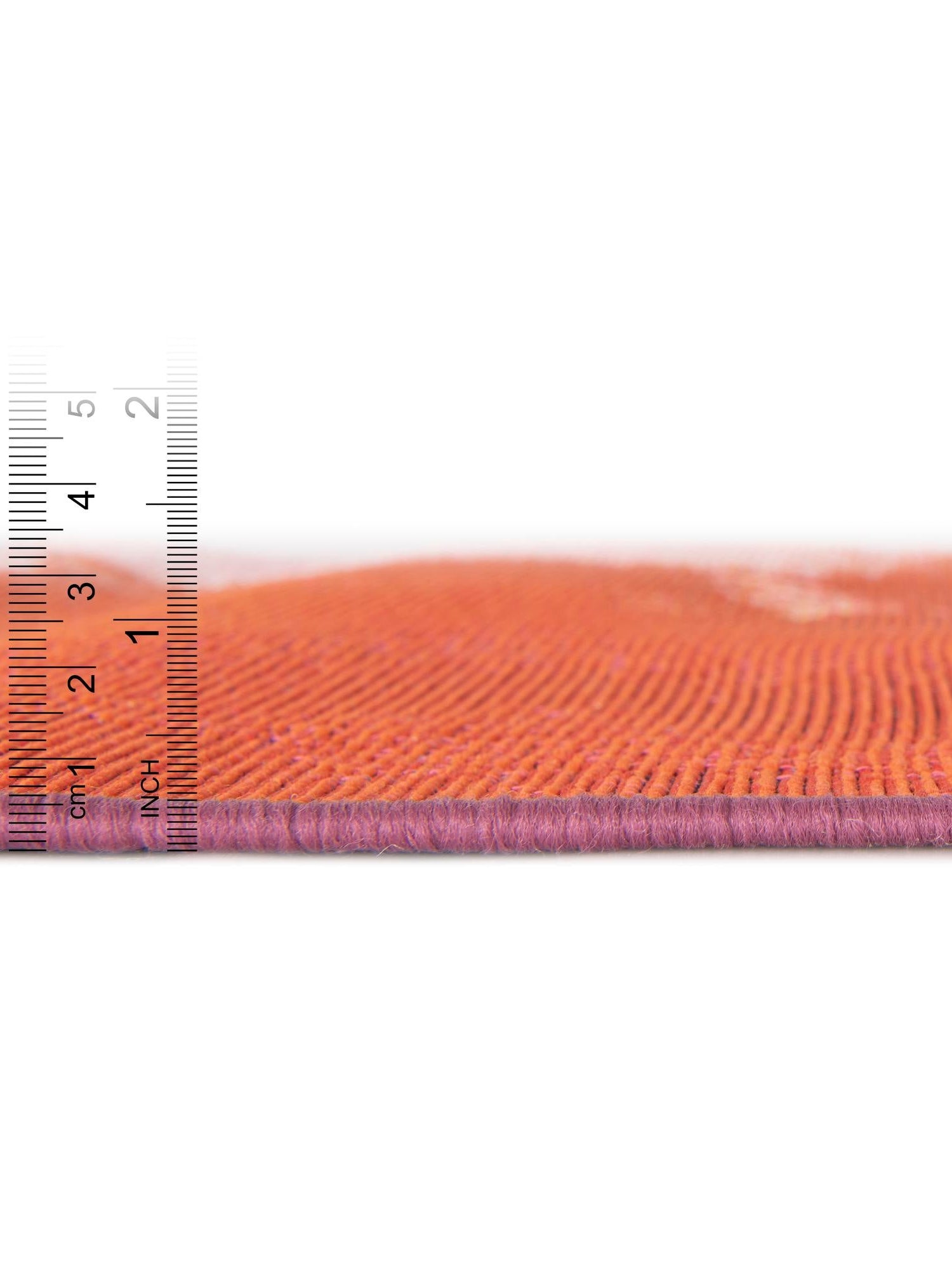 Gray and Pink 2' 7 x 12' Outdoor Modern Runner Area Rug Weather Resistant for Patio, Deck, Terrace, Balcony, Porch 100% Polypropylene Modern Outside Carpet for Sale at Rug Engine