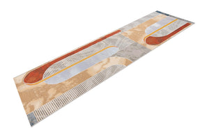 Multicolor 2' 7 x 10' Outdoor Modern Runner Area Rug Weather Resistant for Patio, Deck, Terrace, Balcony, Porch 100% Polypropylene Modern Outside Carpet for Sale at Rug Engine