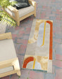 Multicolor 2' x 8' Outdoor Modern Runner Area Rug Weather Resistant for Patio, Deck, Terrace, Balcony, Porch 100% Polypropylene Modern Outside Carpet for Sale at Rug Engine