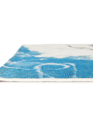 Multicolor 7' 10 x 7' 10 Outdoor Modern Square Area Rug Weather Resistant for Patio, Deck, Terrace, Balcony, Porch 100% Polypropylene Modern Outside Carpet for Sale at Rug Engine