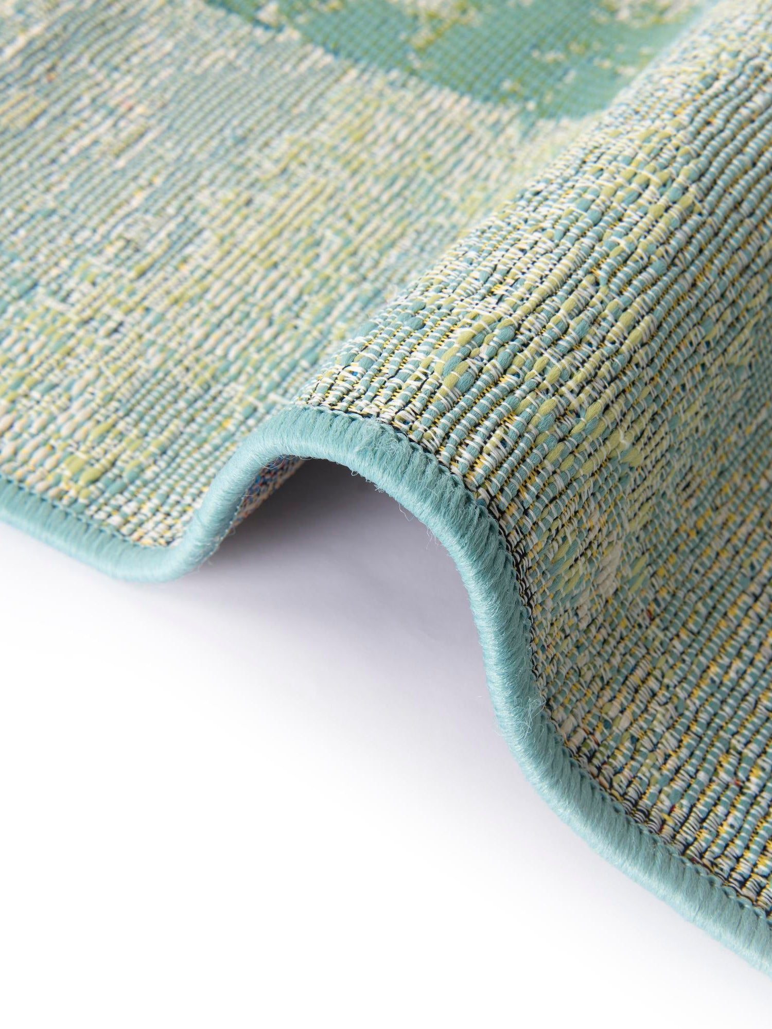 Multicolor 2' x 6' 1 Outdoor Modern Runner Area Rug Weather Resistant for Patio, Deck, Terrace, Balcony, Porch 100% Polypropylene Modern Outside Carpet for Sale at Rug Engine