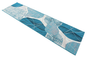 Multicolor 2' x 5' 1 Outdoor Modern Runner Area Rug Weather Resistant for Patio, Deck, Terrace, Balcony, Porch 100% Polypropylene Modern Outside Carpet for Sale at Rug Engine