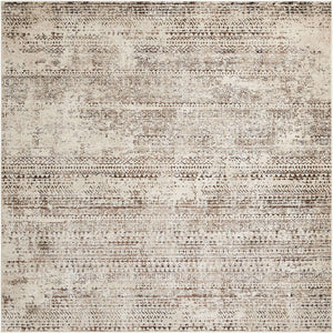 Chocolate Brown 10' x 10' Hermitage Square Area Rug 55% Polypropylene & 45% Polyester Easy Clean Stain-Resistant Carpet for Living, Office, Dorm Rooms for Sale at Rug Engine