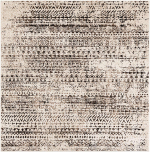 Chocolate Brown 5' 3 x 5' 3 Hermitage Square Area Rug 55% Polypropylene & 45% Polyester Easy Clean Stain-Resistant Carpet for Living, Office, Dorm Rooms for Sale at Rug Engine