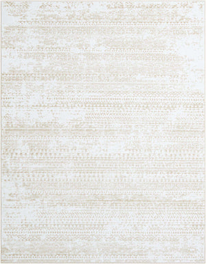 Snow White 7' 10 x 10' Hermitage Rectangle Area Rug 55% Polypropylene & 45% Polyester Easy Clean Stain-Resistant Carpet for Living, Office, Dorm Rooms for Sale at Rug Engine