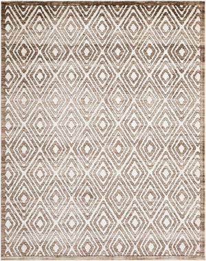 Chocolate Brown 7' 10 x 10' Hermitage Rectangle Area Rug 55% Polypropylene & 45% Polyester Easy Clean Stain-Resistant Carpet for Living, Office, Dorm Rooms for Sale at Rug Engine