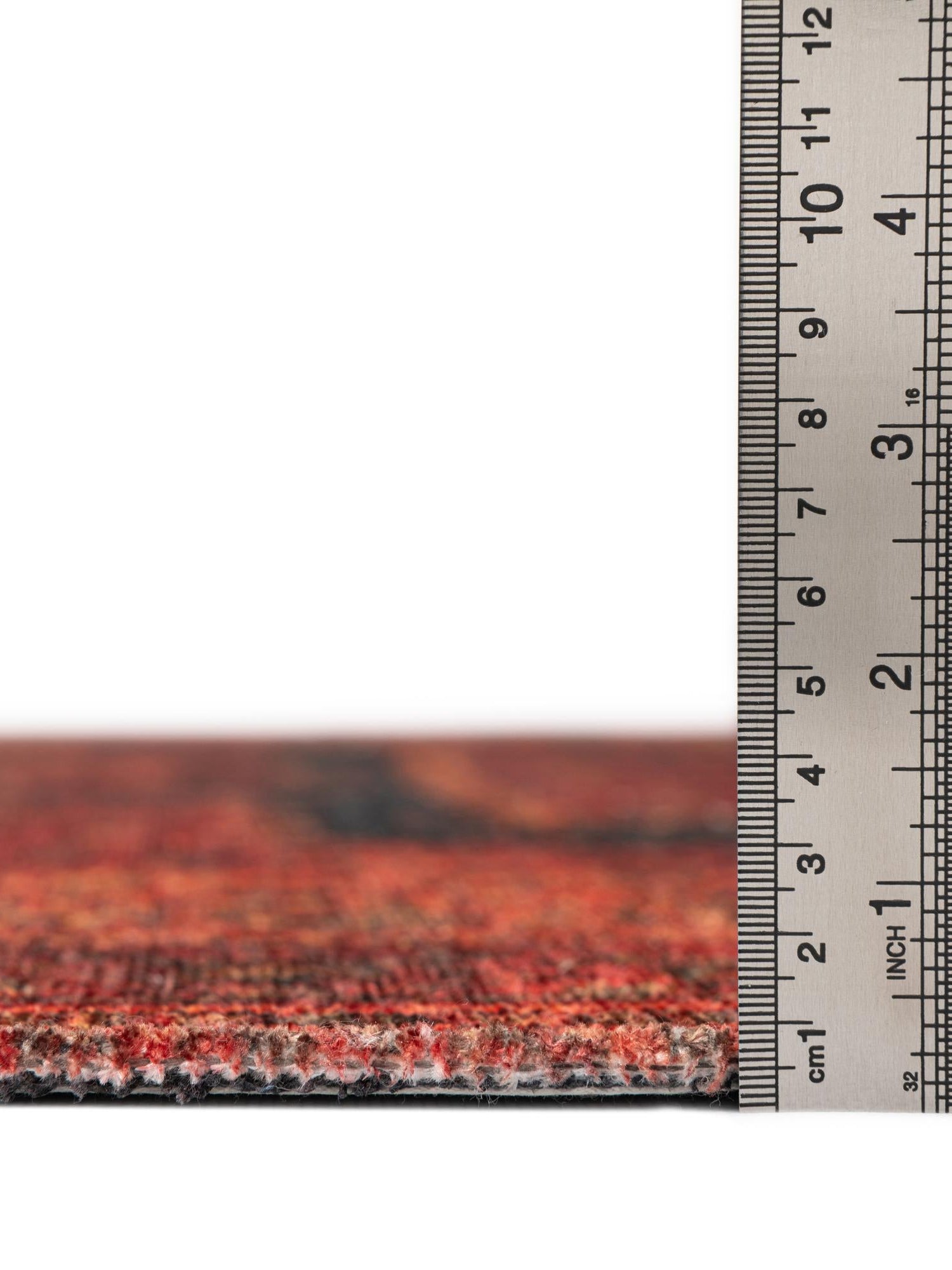 Rust Red 2' x 6' 1 Boutique Runner Area Rug Chenille Polyester Cotton Traditional Oriental Inspired Classical Carpet for Living Rooms Dining Office Space Interior Design for Sale at Rug Engine