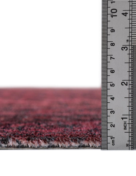 Antique Red 6' 1 x 9' Boutique Rectangle Area Rug Chenille Polyester Cotton Traditional Oriental Inspired Classical Carpet for Living Rooms Dining Office Space Interior Design for Sale at Rug Engine
