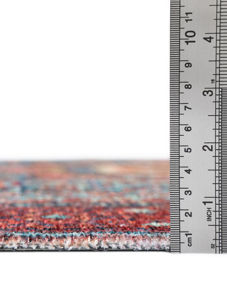 Multicolor 2' x 6' 1 Boutique Runner Area Rug Chenille Polyester Cotton Traditional Oriental Inspired Classical Carpet for Living Rooms Dining Office Space Interior Design for Sale at Rug Engine