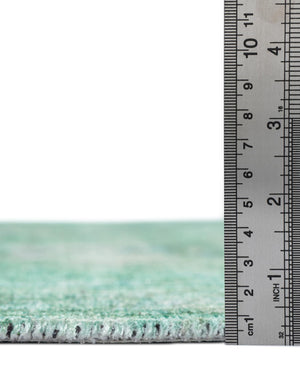 Turquoise 2' x 3' 1 Boutique Rectangle Area Rug Chenille Polyester Cotton Traditional Oriental Inspired Classical Carpet for Living Rooms Dining Office Space Interior Design for Sale at Rug Engine