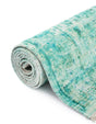 Turquoise 6' 1 x 9' Boutique Rectangle Area Rug Chenille Polyester Cotton Traditional Oriental Inspired Classical Carpet for Living Rooms Dining Office Space Interior Design for Sale at Rug Engine