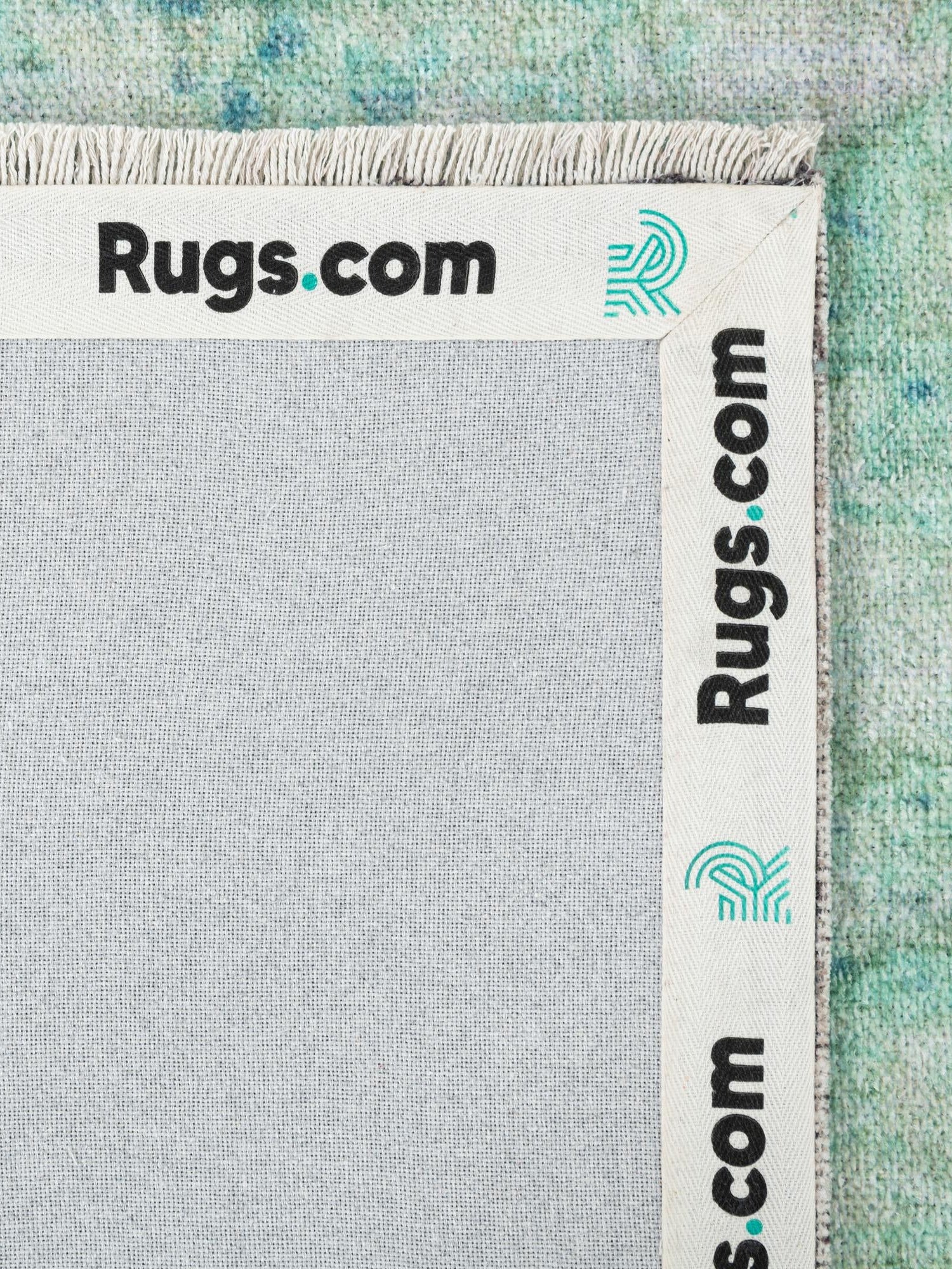 Turquoise 2' x 8' Boutique Runner Area Rug Chenille Polyester Cotton Traditional Oriental Inspired Classical Carpet for Living Rooms Dining Office Space Interior Design for Sale at Rug Engine