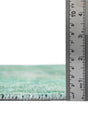 Turquoise 7' 9 x 7' 9 Boutique Square Area Rug Chenille Polyester Cotton Traditional Oriental Inspired Classical Carpet for Living Rooms Dining Office Space Interior Design for Sale at Rug Engine