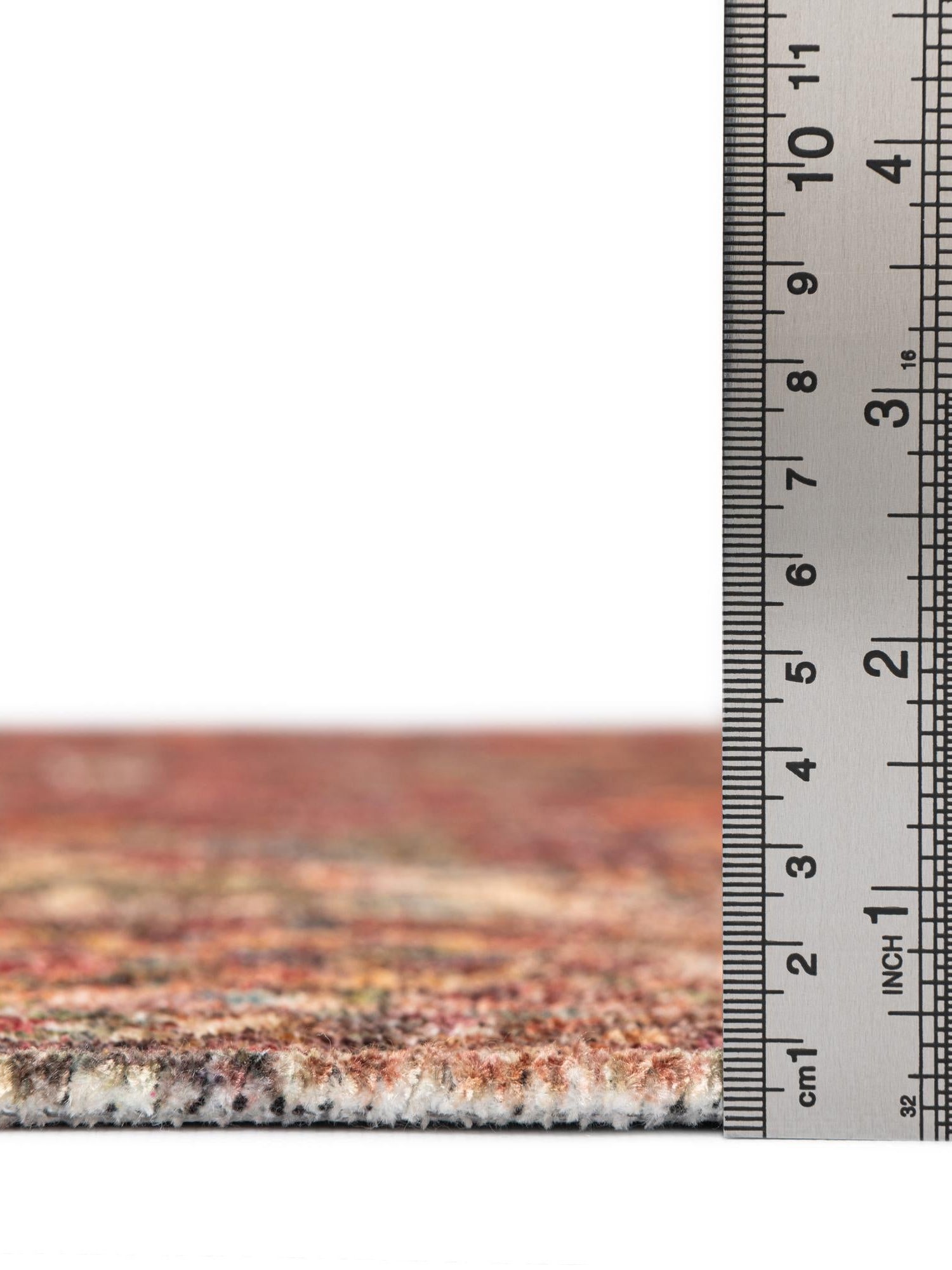 Rust Red 2' x 3' 1 Boutique Rectangle Area Rug Chenille Polyester Cotton Traditional Oriental Inspired Classical Carpet for Living Rooms Dining Office Space Interior Design for Sale at Rug Engine