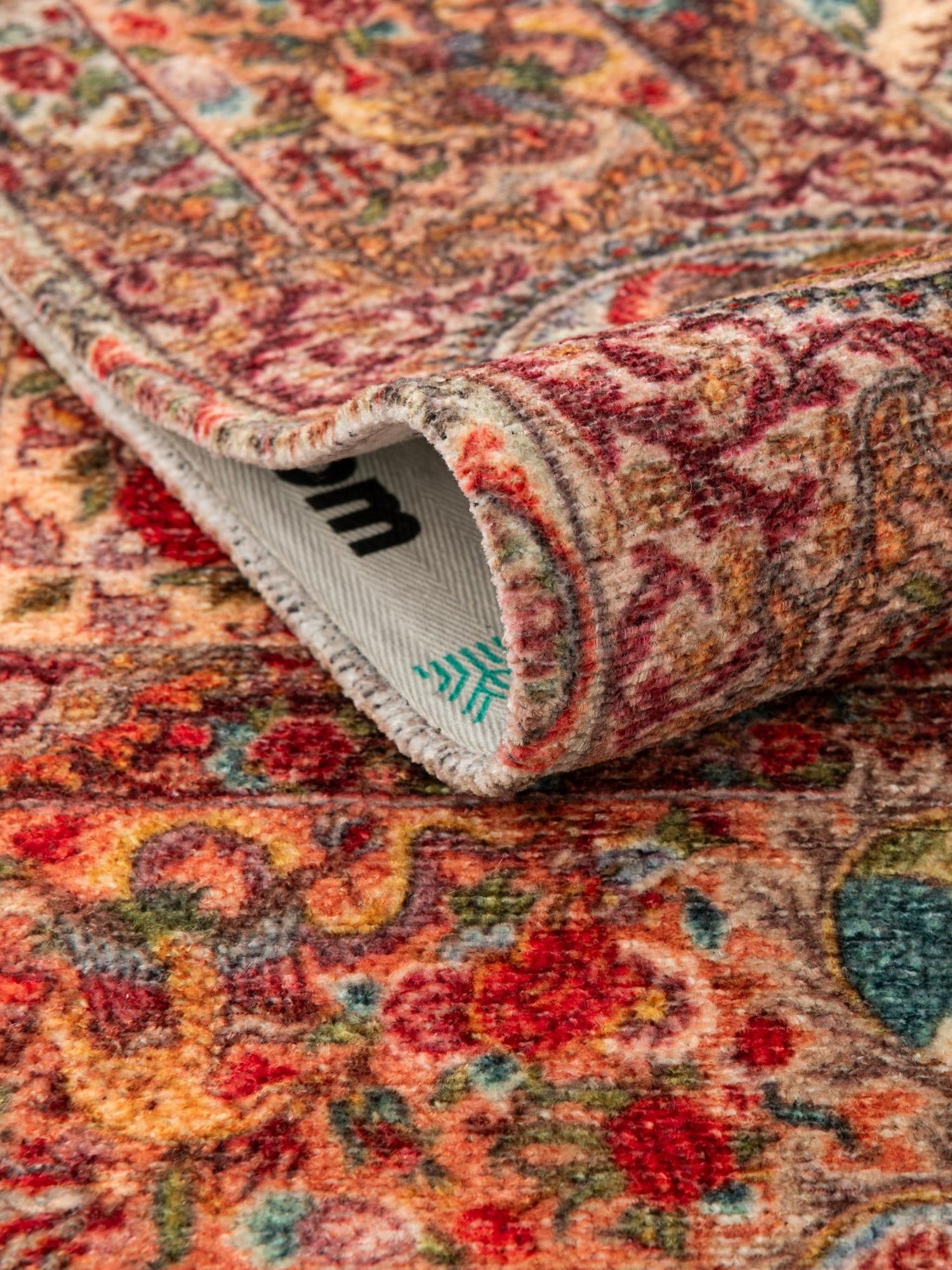 Rust Red 9' x 11' 10 Boutique Rectangle Area Rug Chenille Polyester Cotton Traditional Oriental Inspired Classical Carpet for Living Rooms Dining Office Space Interior Design for Sale at Rug Engine