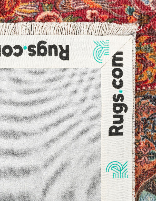Rust Red 6' 1 x 9' Boutique Rectangle Area Rug Chenille Polyester Cotton Traditional Oriental Inspired Classical Carpet for Living Rooms Dining Office Space Interior Design for Sale at Rug Engine