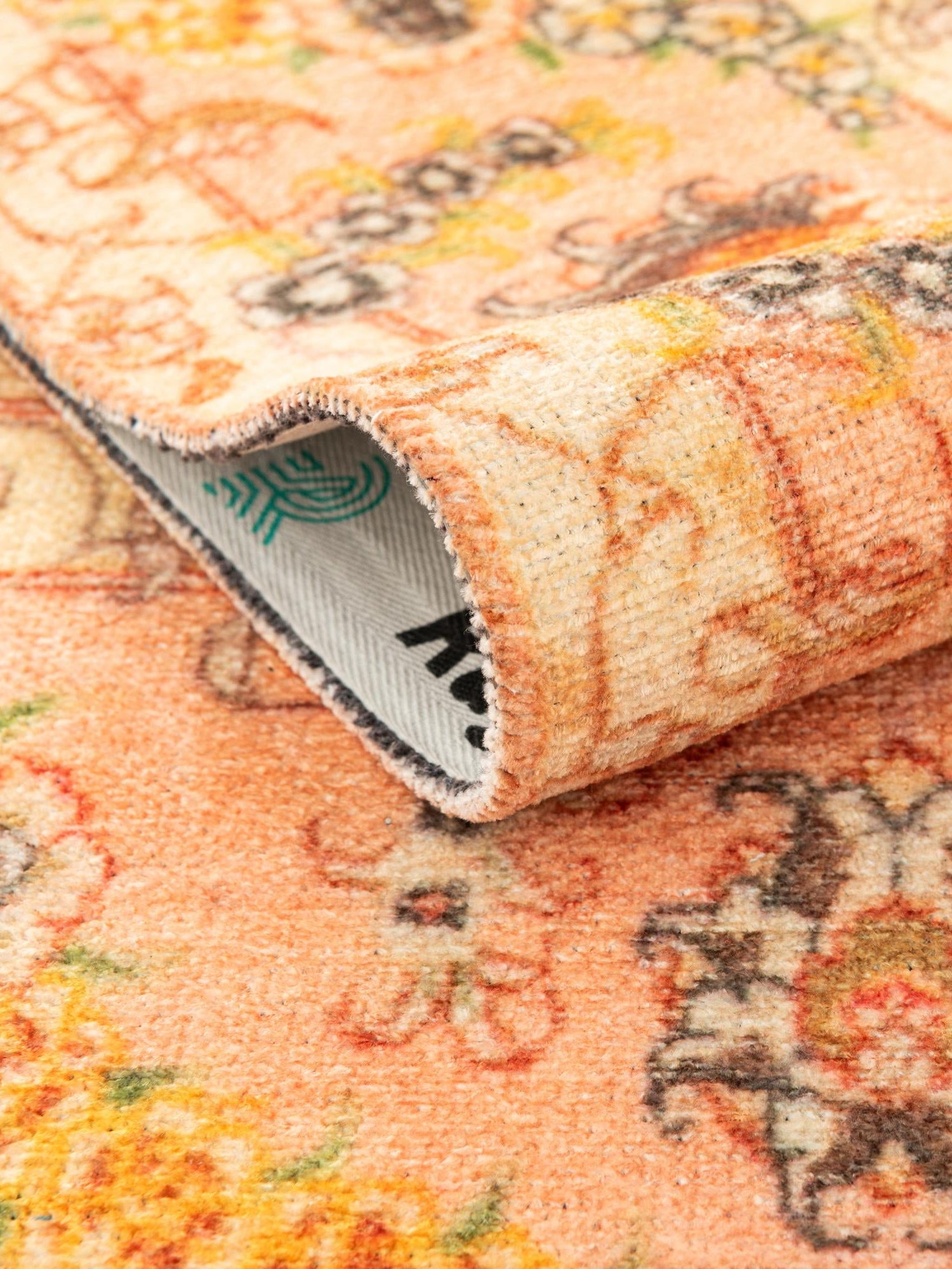 Ivory and Gold 2' x 3' 1 Boutique Rectangle Area Rug Chenille Polyester Cotton Traditional Oriental Inspired Classical Carpet for Living Rooms Dining Office Space Interior Design for Sale at Rug Engine