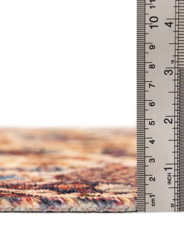 Beige 3' 3 x 11' 10 Boutique Runner Area Rug Chenille Polyester Cotton Traditional Oriental Inspired Classical Carpet for Living Rooms Dining Office Space Interior Design for Sale at Rug Engine