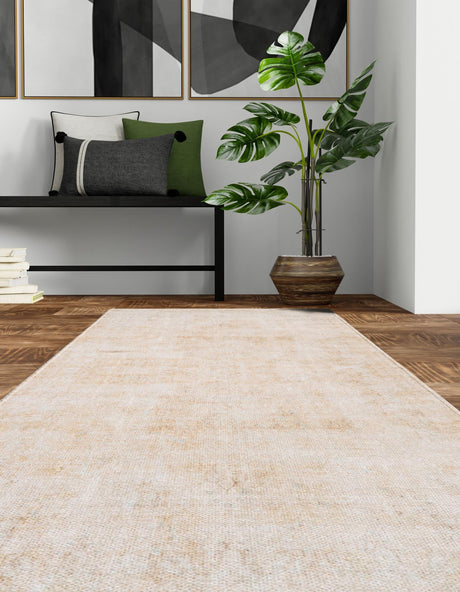 Ivory 2' x 6' 1 Boutique Runner Area Rug Chenille Polyester Cotton Traditional Oriental Inspired Classical Carpet for Living Rooms Dining Office Space Interior Design for Sale at Rug Engine