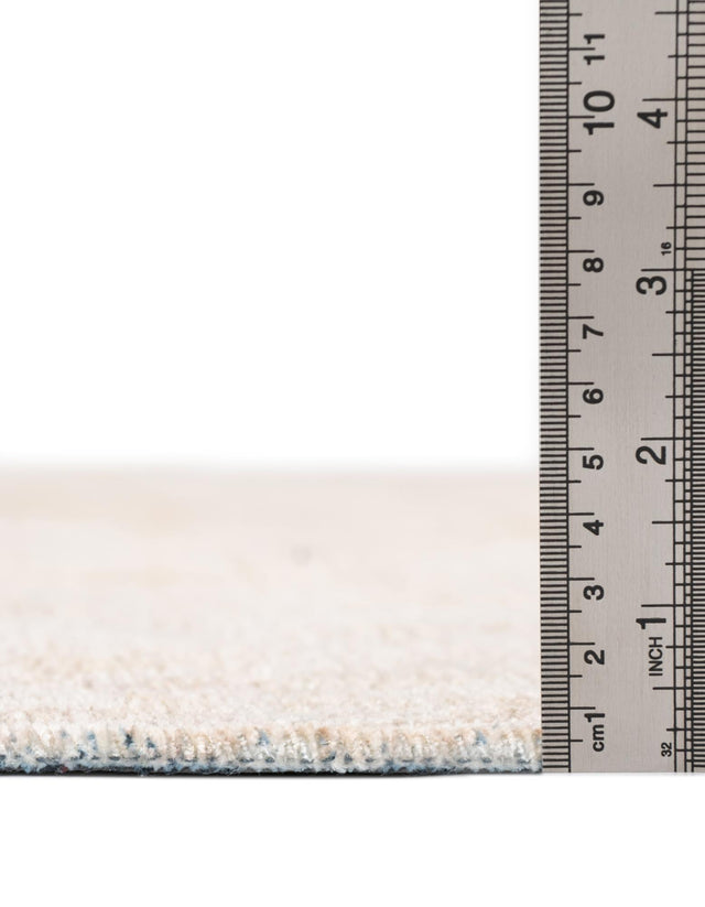 Ivory 3' 3 x 11' 10 Boutique Runner Area Rug Chenille Polyester Cotton Traditional Oriental Inspired Classical Carpet for Living Rooms Dining Office Space Interior Design for Sale at Rug Engine