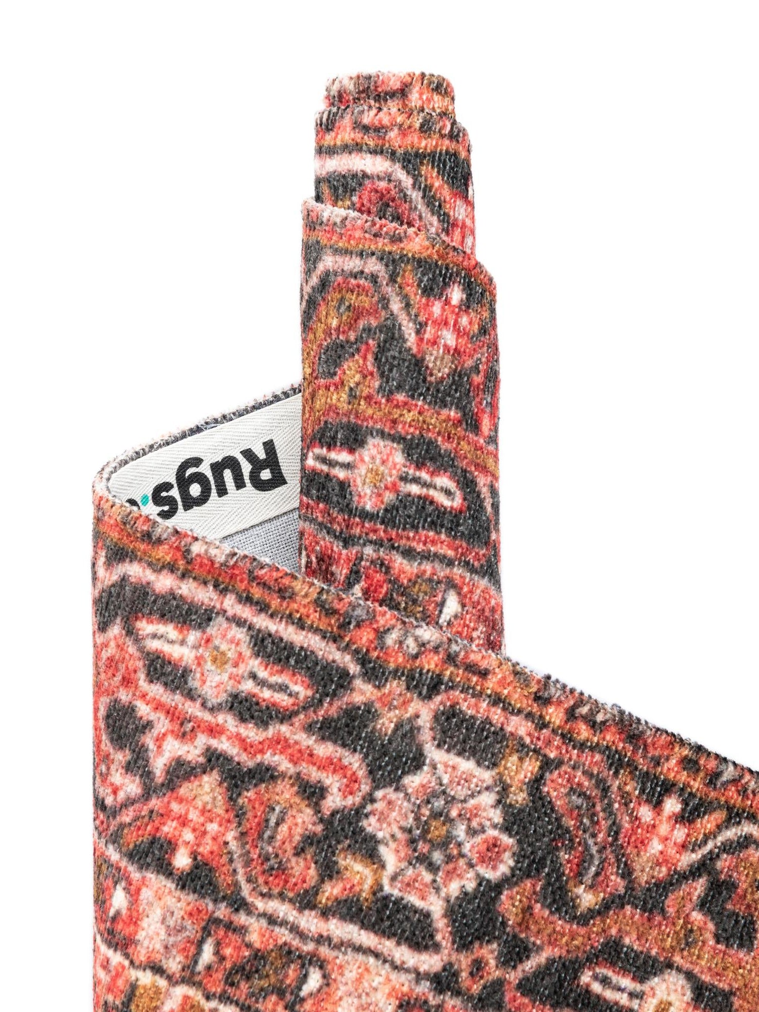 Rust Red 3' 11 x 5' 11 Boutique Rectangle Area Rug Chenille Polyester Cotton Traditional Oriental Inspired Classical Carpet for Living Rooms Dining Office Space Interior Design for Sale at Rug Engine